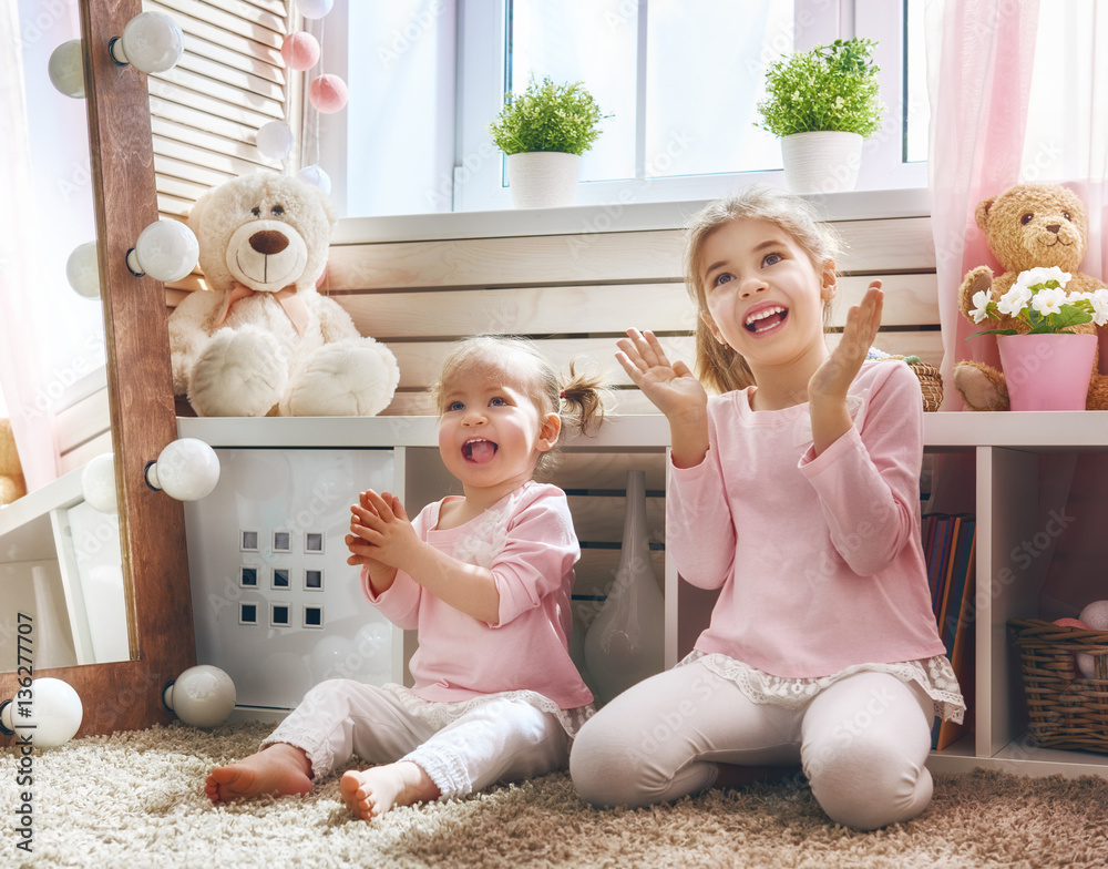 children are playing together