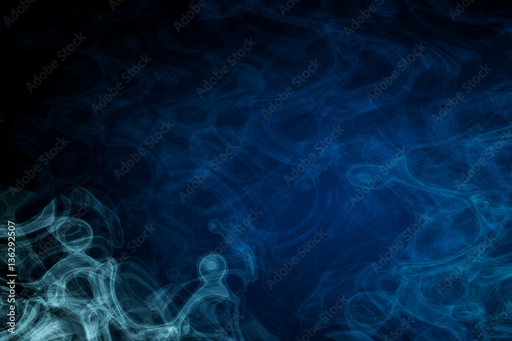 Blue smoke background