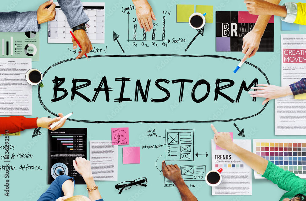 Brainstorm Inspiration Ideas Analysis Concept