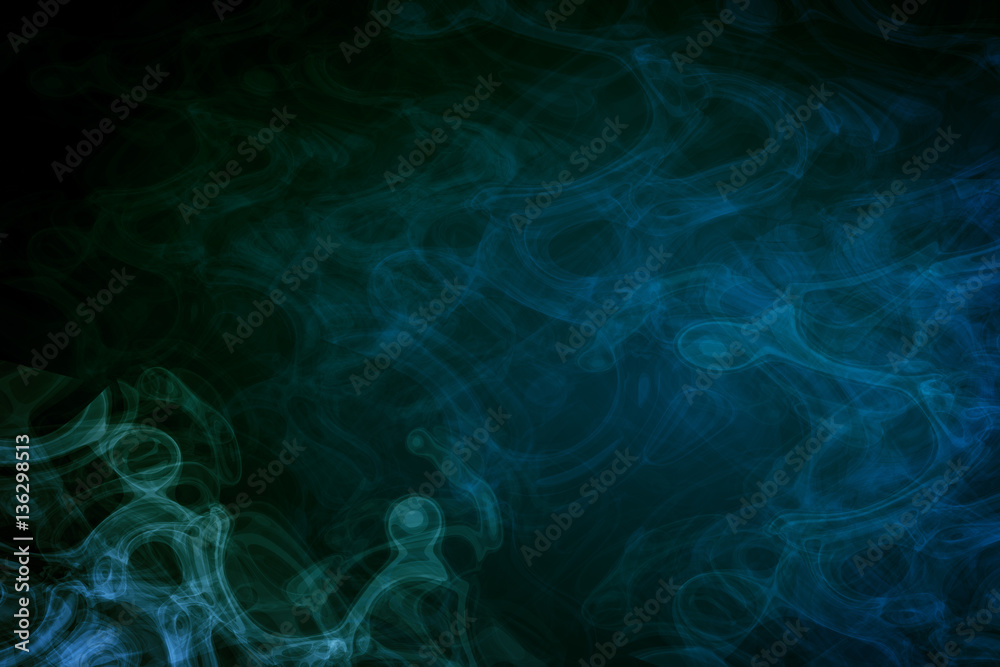 Green smoke background