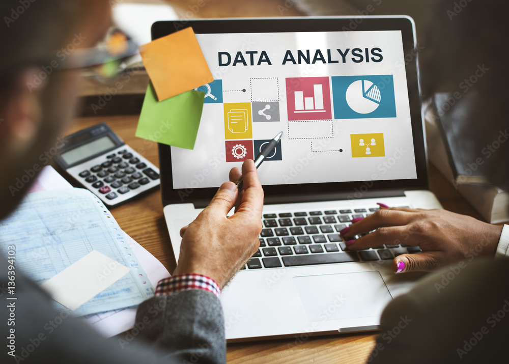 Business Data Analysis Presentation Information Concept