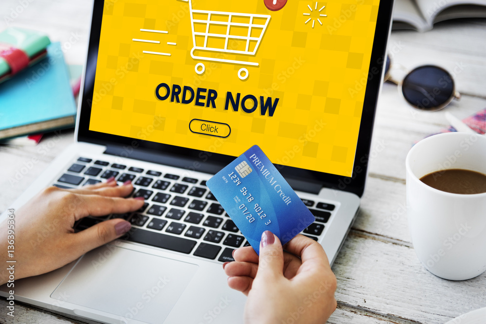 Shopping Online Cart Graphic Purchase Concept