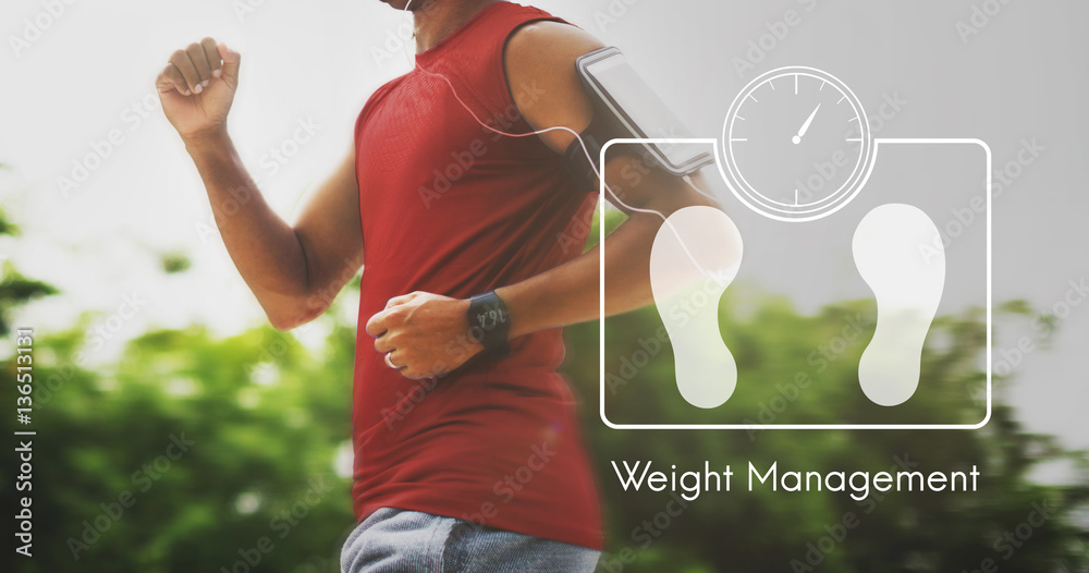 Weight Management Exercise Fitness Healthcare Concept