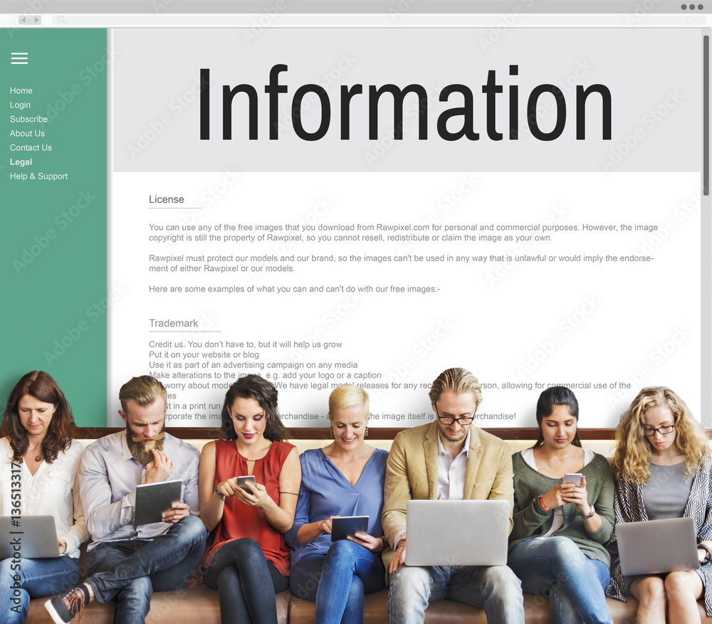 Information Data Interface Website Internet Concept