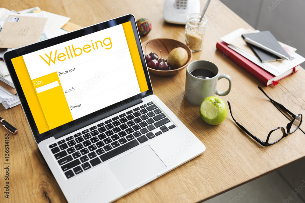 Wellbeing Healthcare Lifestyle Diet Concept