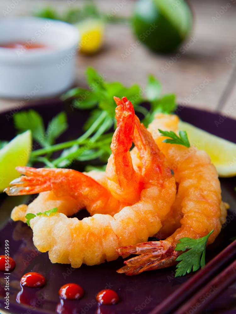 Battered King Prawns