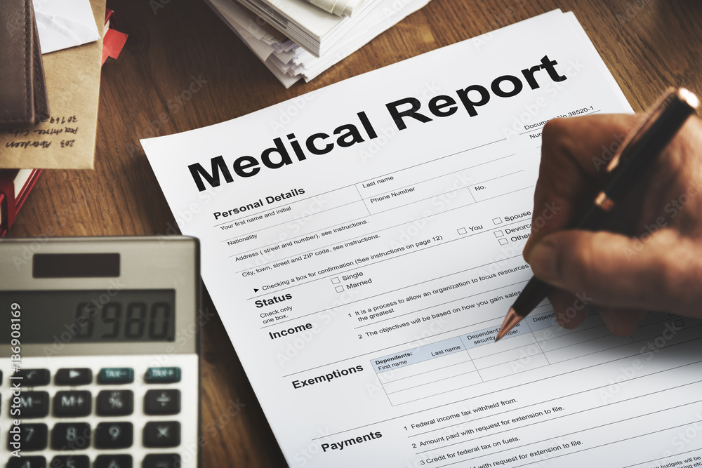 Medical Report Record Form History Patient Concept