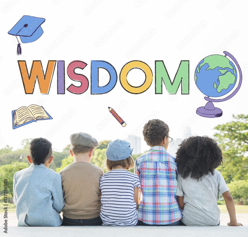 School Academic Learning Kids Graphic Concept