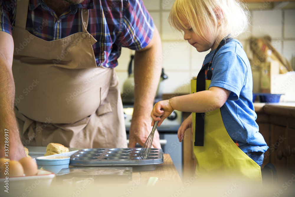 Homemade Baking Holiday Kid Son Concept