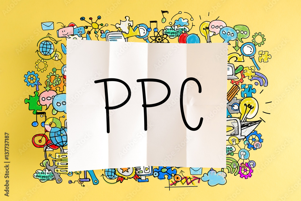 PPC text with colorful illustrations