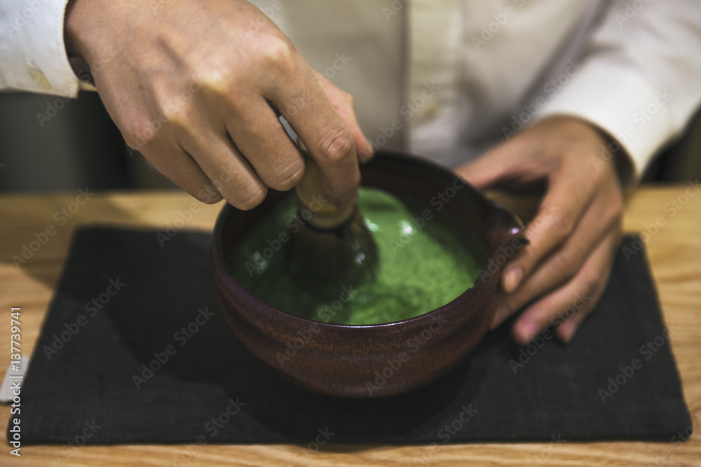 Japanese Matcha Tranditional Culture Concept