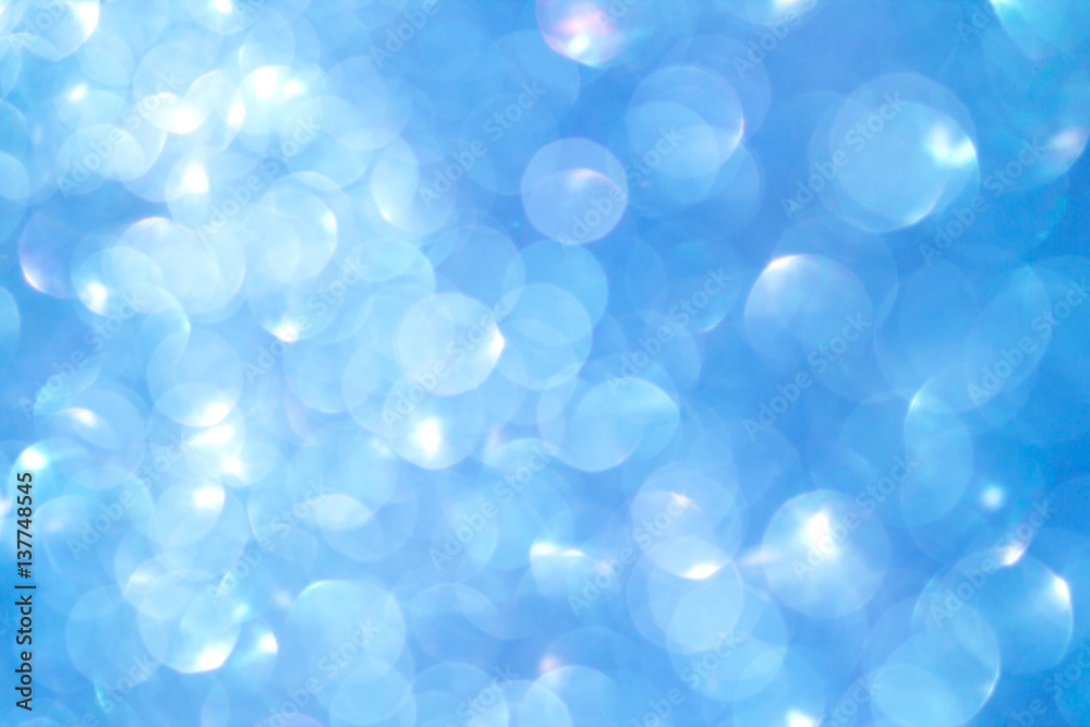 abstract Blue bokeh background