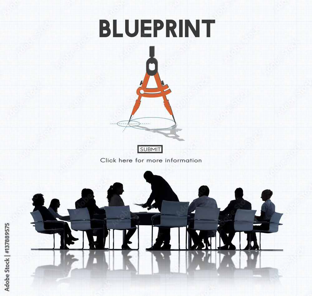 Blueprint Architect Dimensions Project Drafting Concept