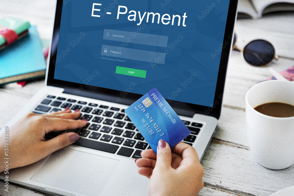 E-Payment Internet Banking Technology Concept