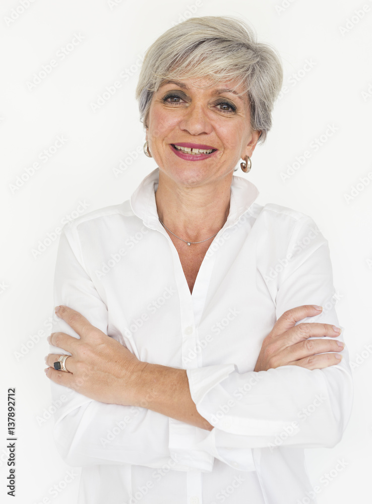 Woman Smiling Happiness Portrait Concept