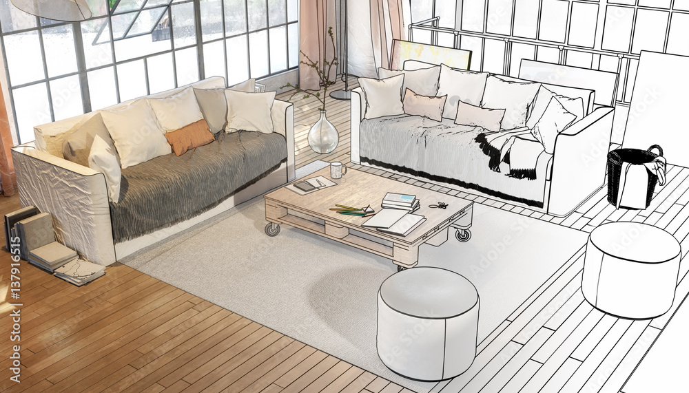 Postindustrial Penthouse Loft (overview)