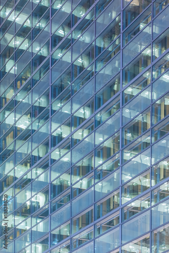 Close - up High rise modern building pattern and background