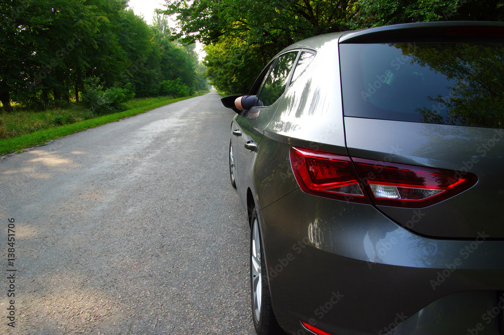  car and on the road