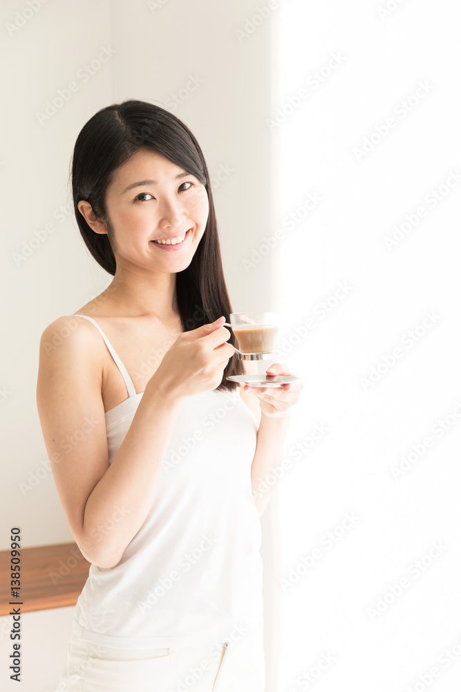 attractive asian woman beauty image