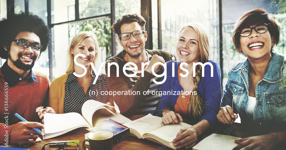 Synergism Team People Graphic Concept