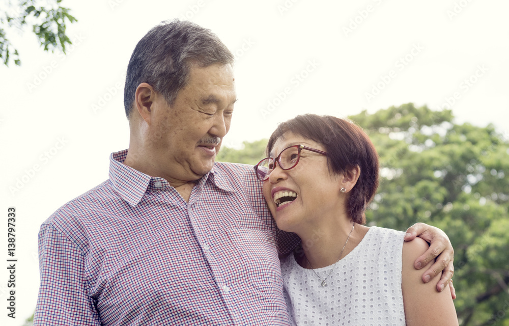 Senior Couple Leisure Outside Concept