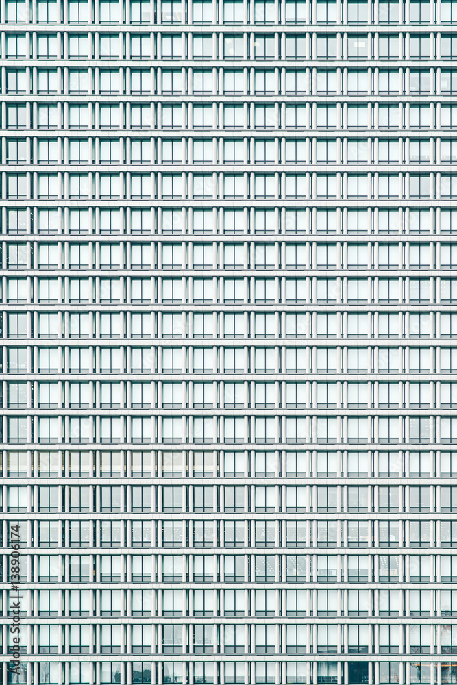 Windows office building or exterior of glass residential building