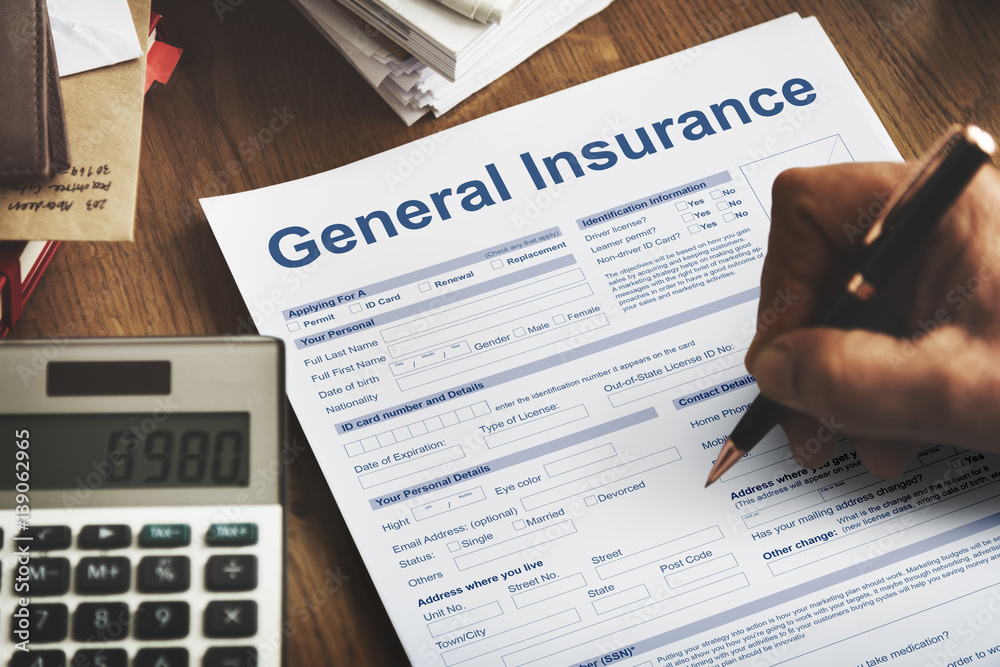 General Insurance Health Accident Financial Concept