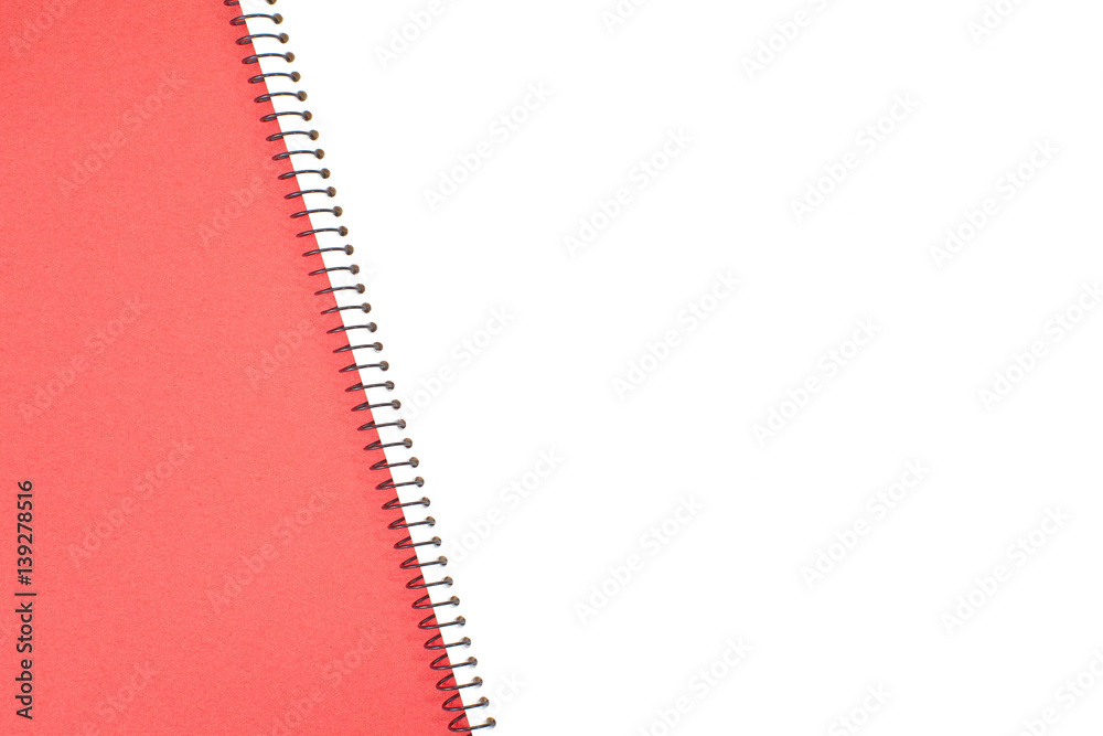 Close - up Opened blank note book