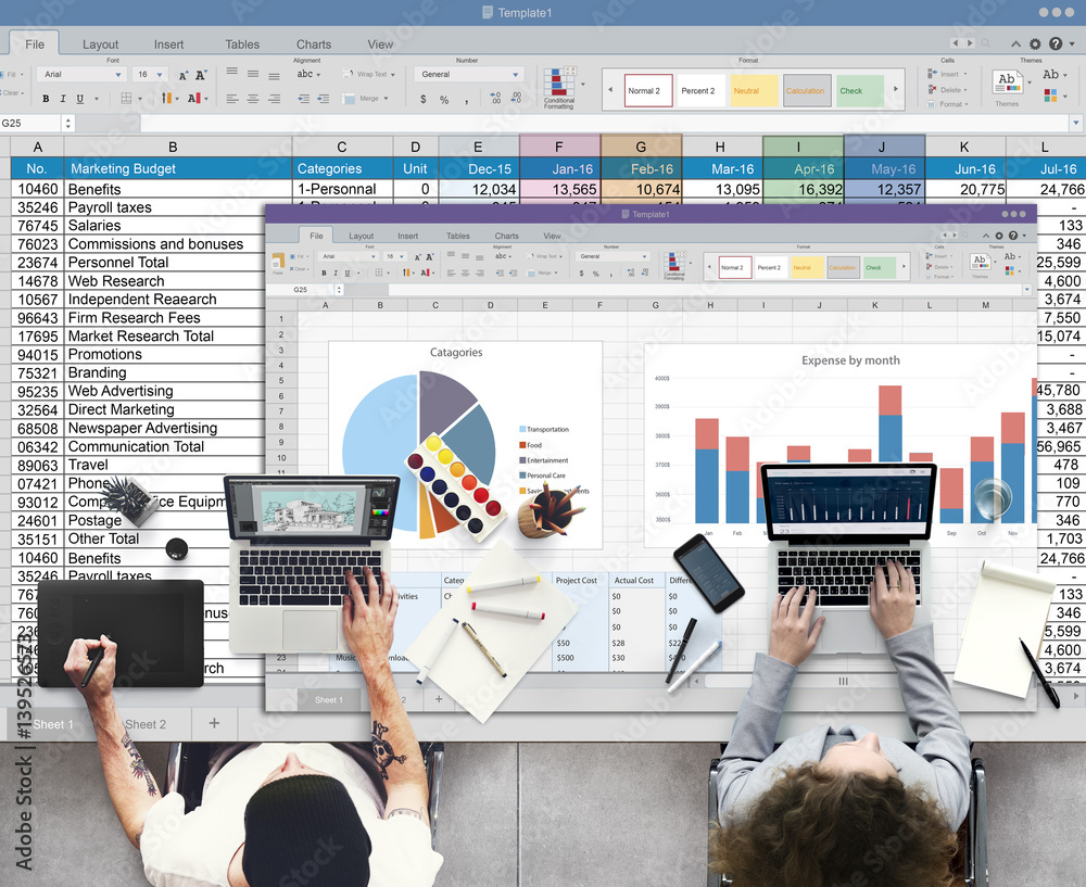 Analytics Brainstorming Chart Diagram Report Concept