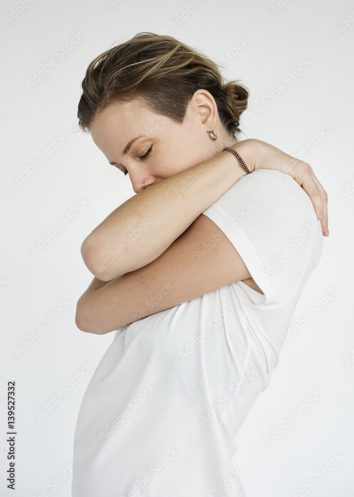 Woman Casual Portrait Photography Concept