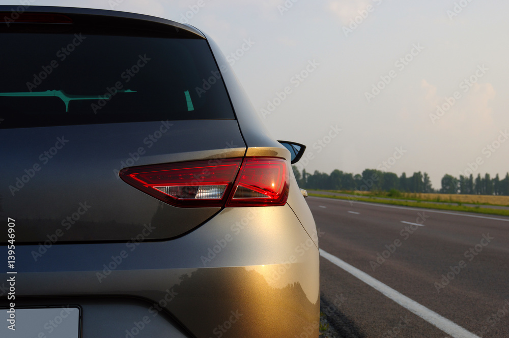  car and on the road