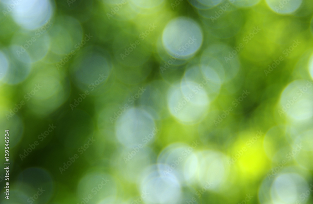 Green blurred background