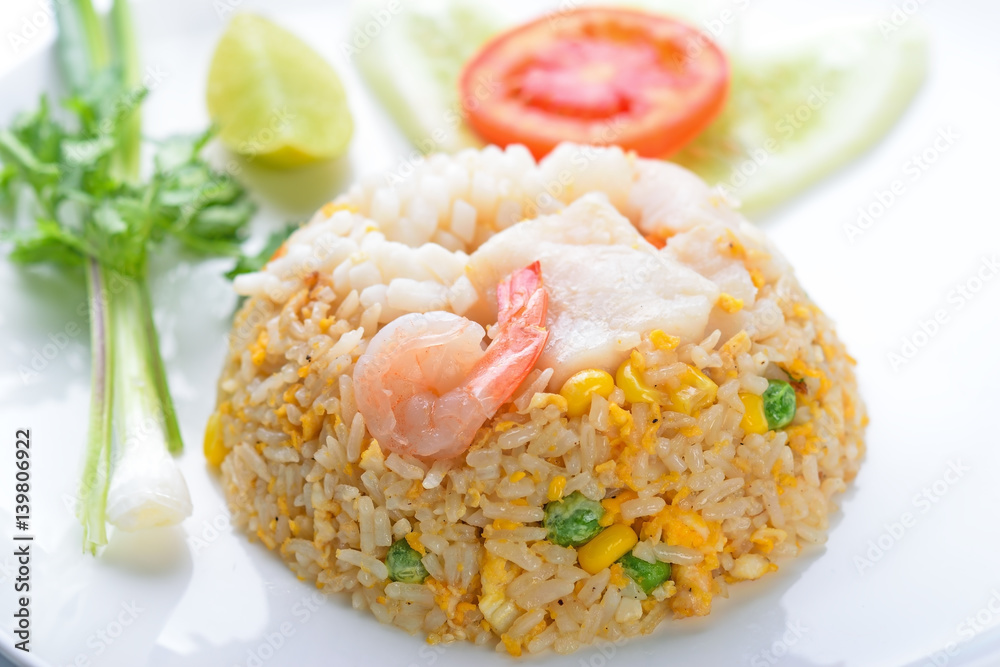 fried rice with shrimp