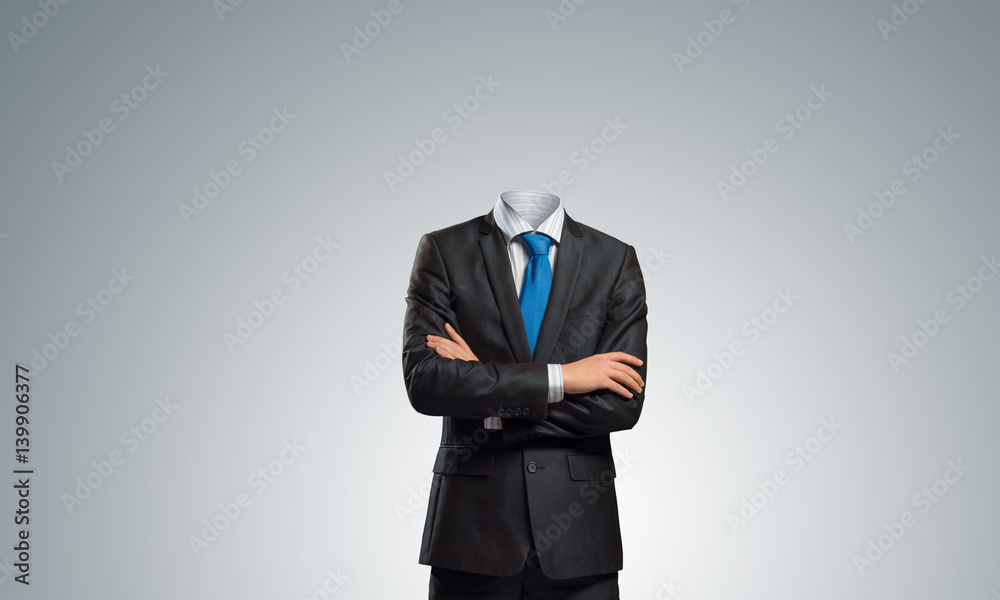 Businessman without head