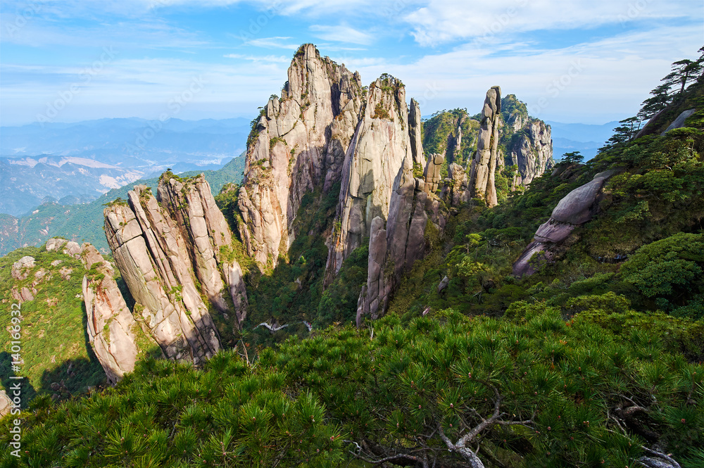 Mount Sanqingshan landscape