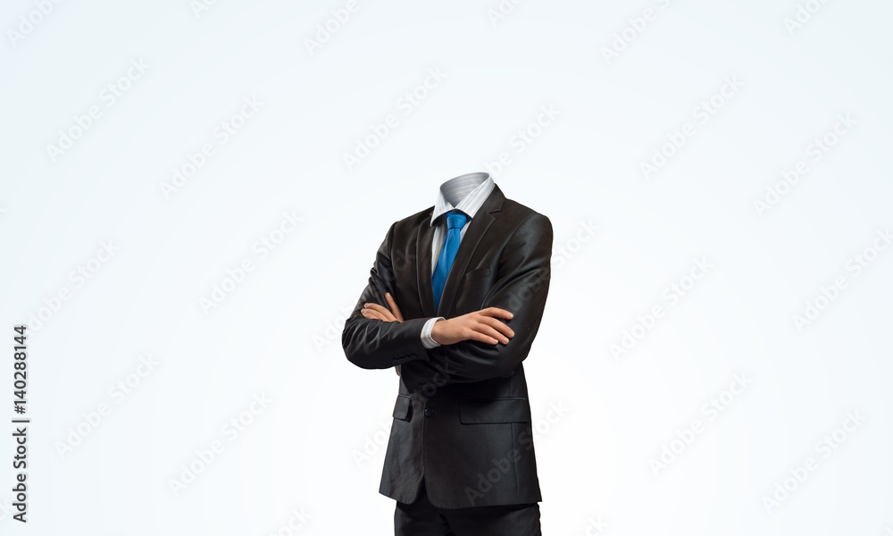 Businessman without head