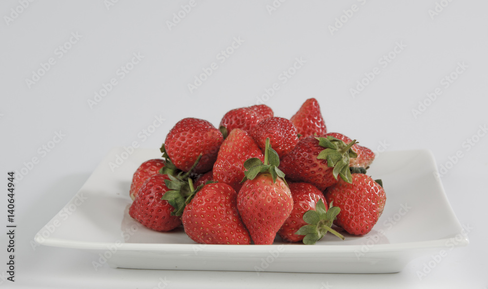 Strawberry isolated on white background