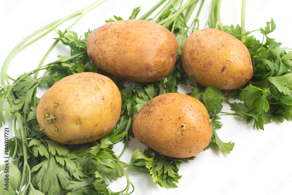 Raw Organic Potatoes