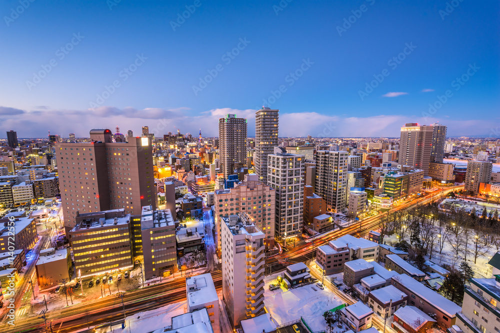 札幌日本城市景观