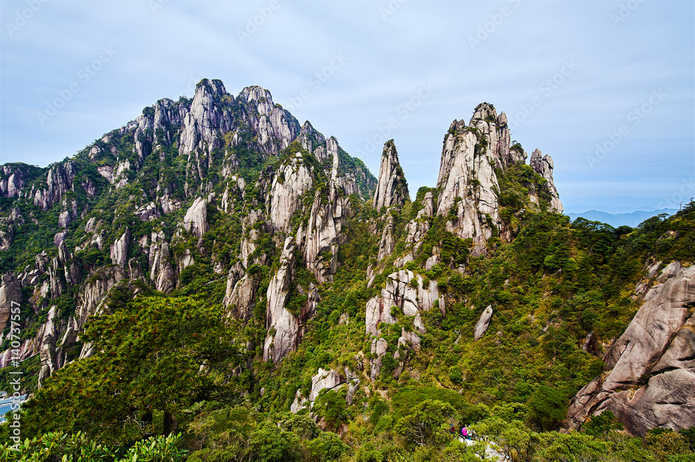 三清山泉水景观。