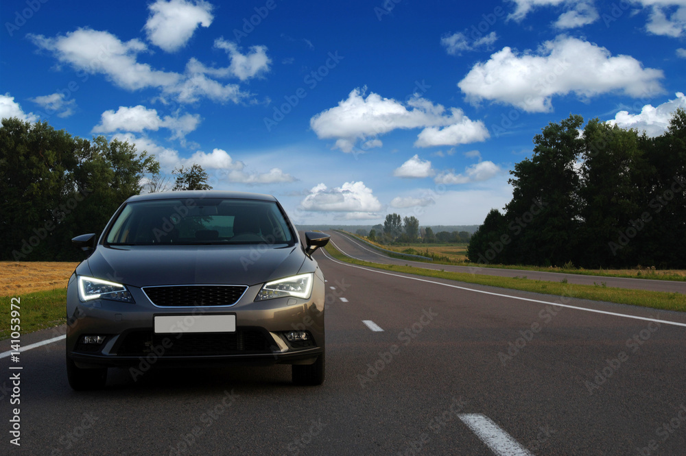  car and on the road