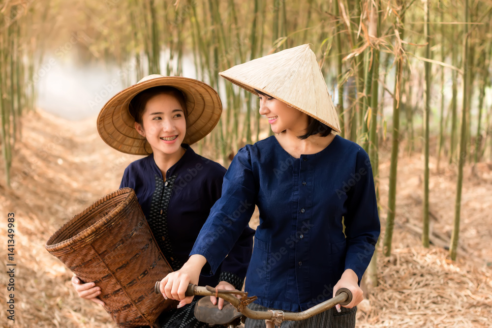 The lives of women in rural areas of Asia.