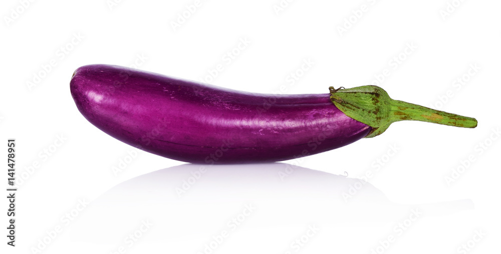 Eggplant isolated on a white background