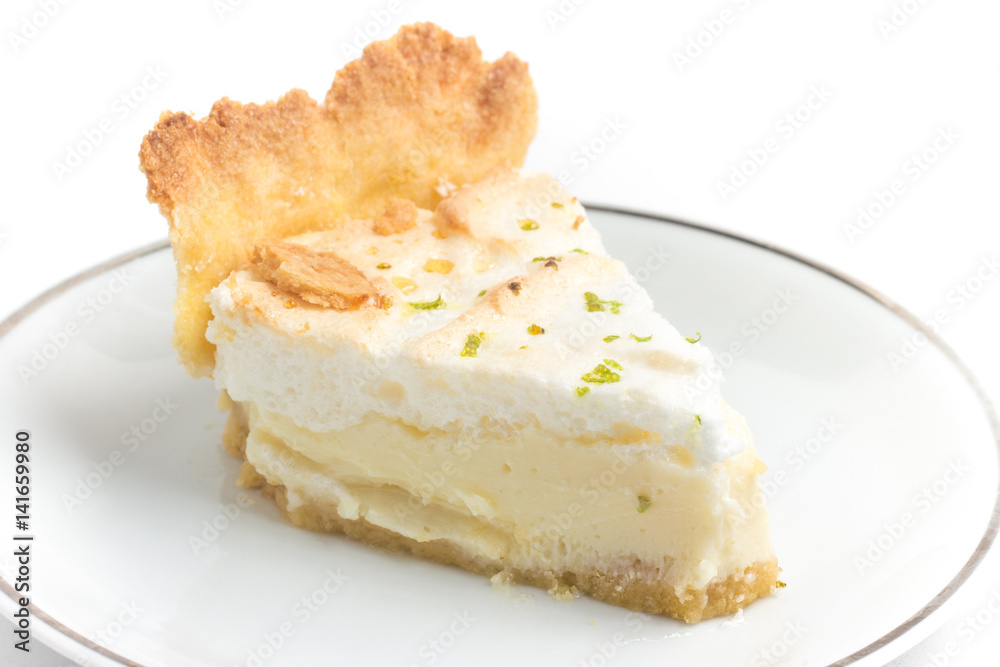 Slice of homemade Lemon Pie