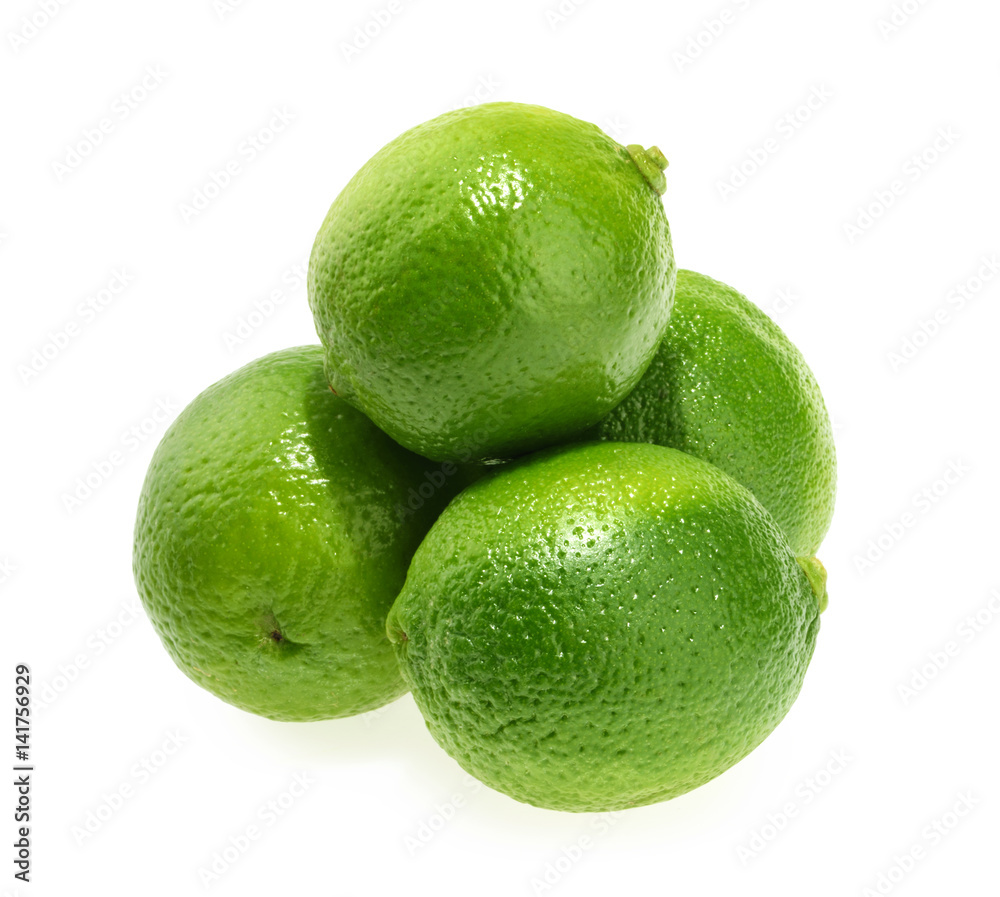 Lime isolated on white background