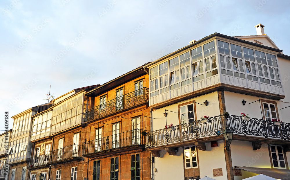 Arquitectura gallega, Santiago de Compostela, Galicia, España