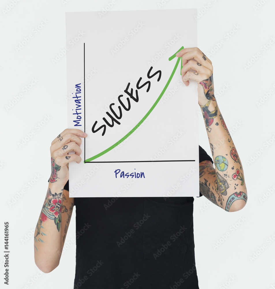 Enjoy Success Growth Graph Development