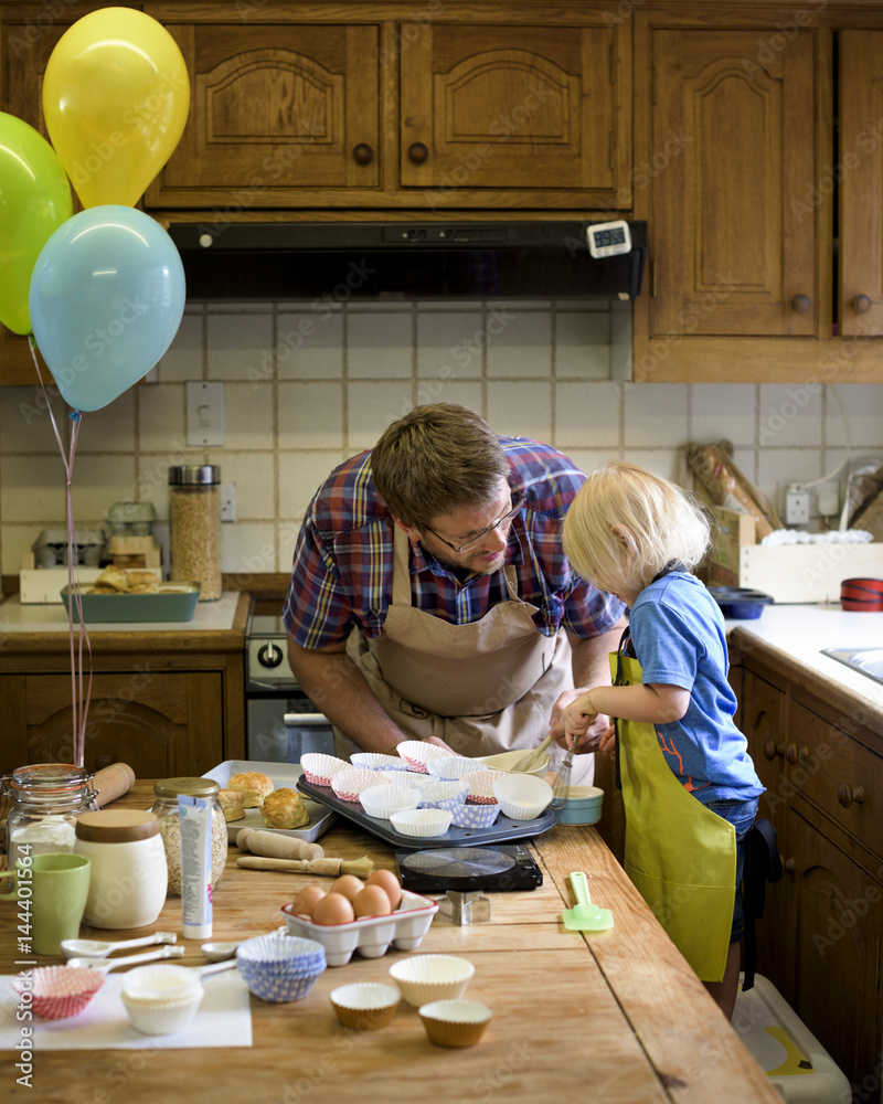 Homemade Baking Holiday Kid Son Concept