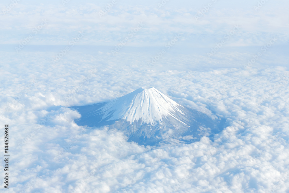 富士山　上空