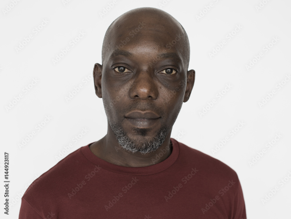 Man Serious Studio Portrait Concept